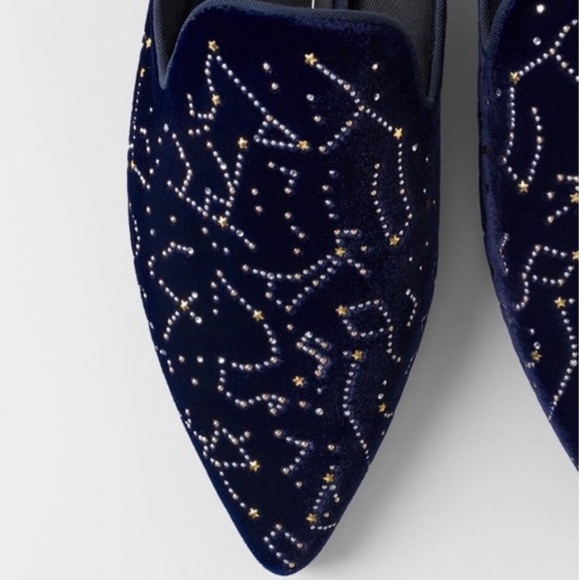 EUC Zara Constellation Slip-On Mules - Picture 2 of 5